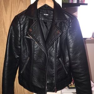 Misguided Leather Jacket ( 12 )